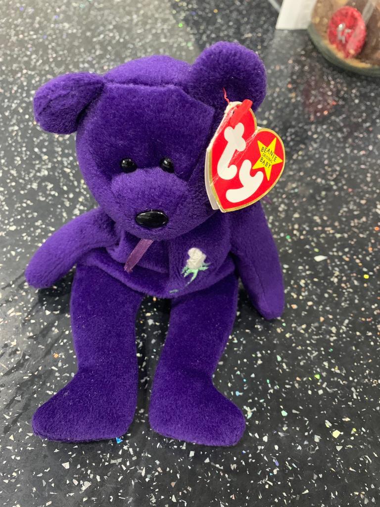 1997 1st edition princess diana beanie bear